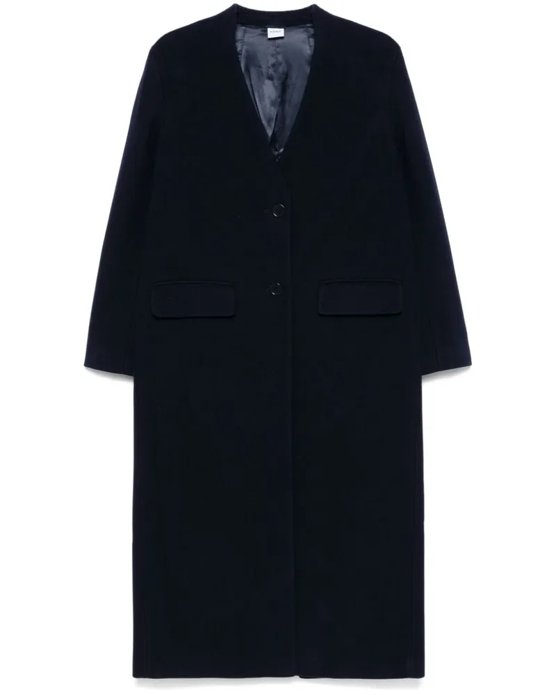 ASPESI Einreihiger Mantel - Blau Blau