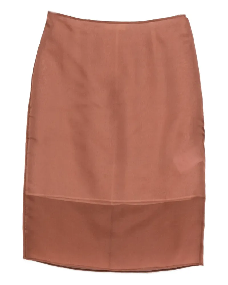 BITE Studios panelled midi skirt - Braun Braun