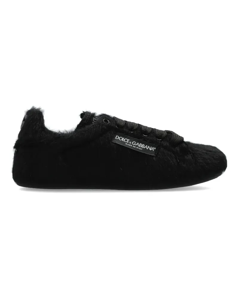 Dolce & Gabbana Sneakers mit Texturen - Schwarz Schwarz