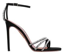 Verzierte Milagros Stiletto-Sandalen - Schwarz
