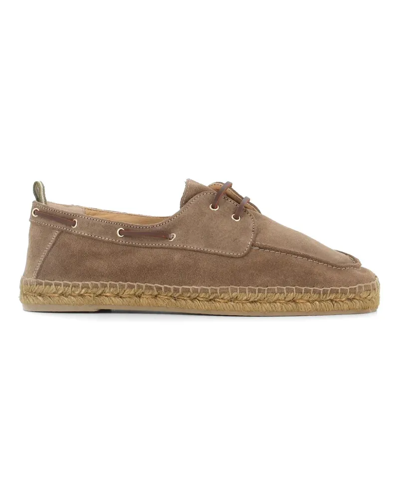 Castañer suede espadrille boat shoes - Braun Braun