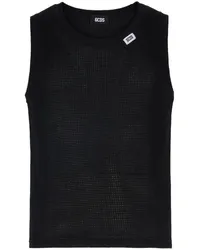 GCDS knitted tank top Schwarz