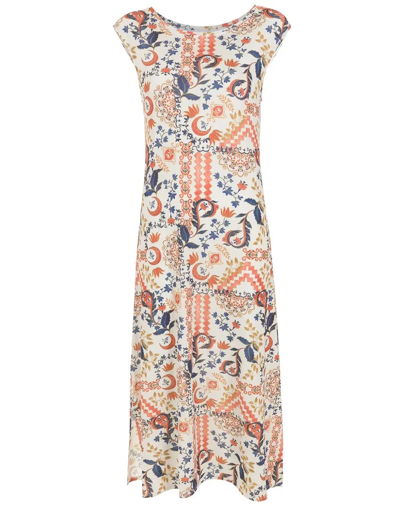 Lygia & Nanny Midikleid mit Blumen-Print - Nude Nude