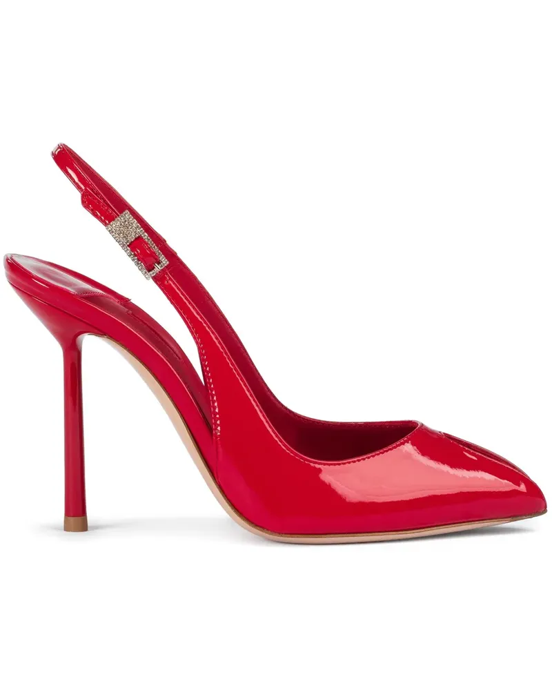 Le Silla Clivage Slingback-Pumps 100mm - Rot Rot