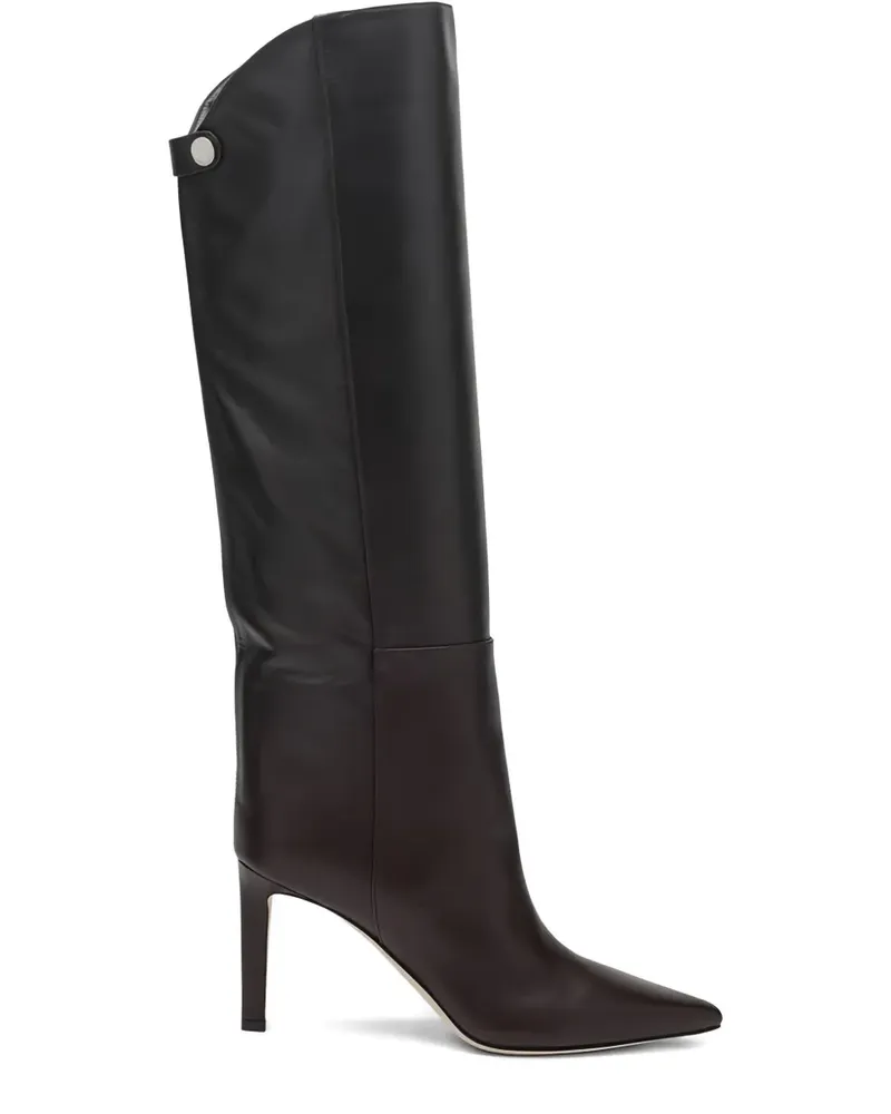 Jimmy Choo Stiefel mit spitzer Kappe 85mm - Braun Braun
