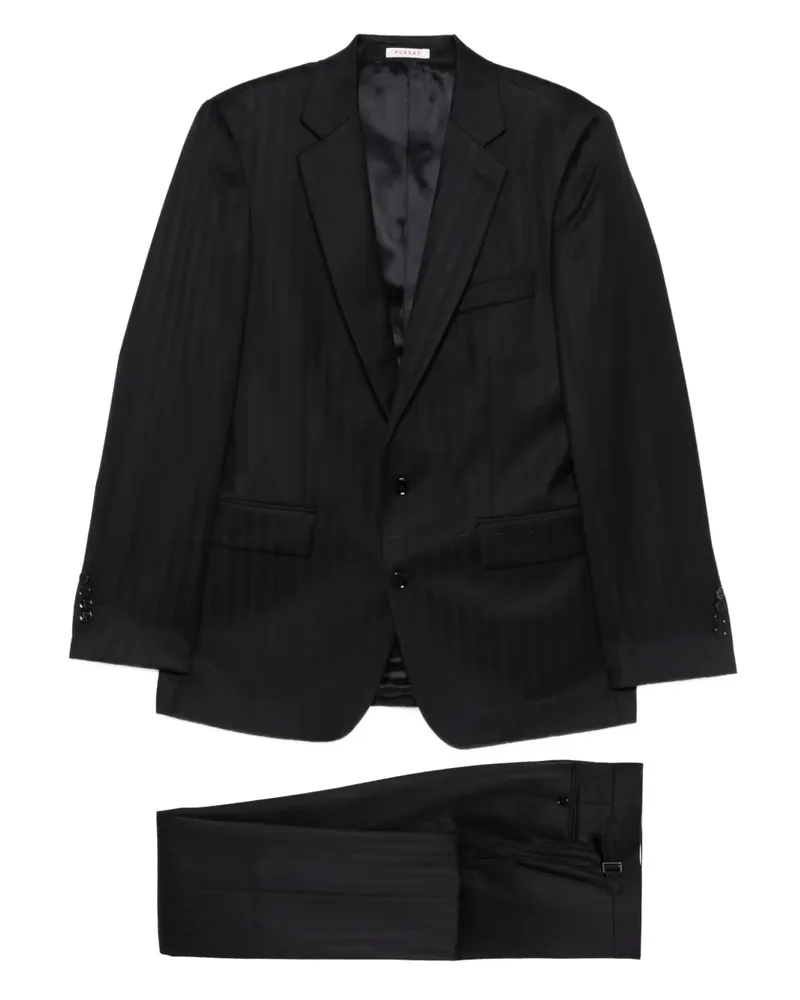 FURSAC Doppelreihiger Anzug - Blau Blau