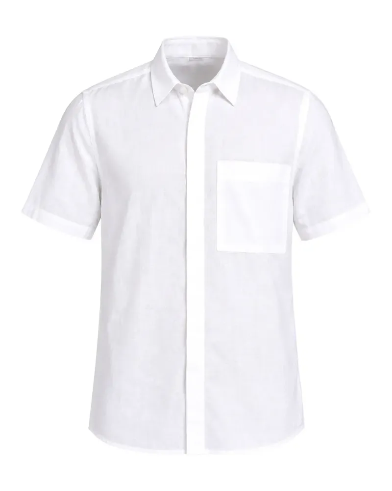 Antony Morato short-sleeve linen shirt - Weiß Weiß
