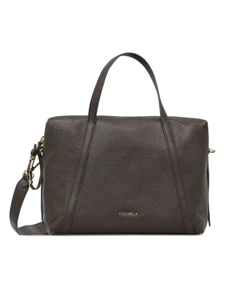 Coccinelle Handtasche aus gekörntem Leder - Braun Braun