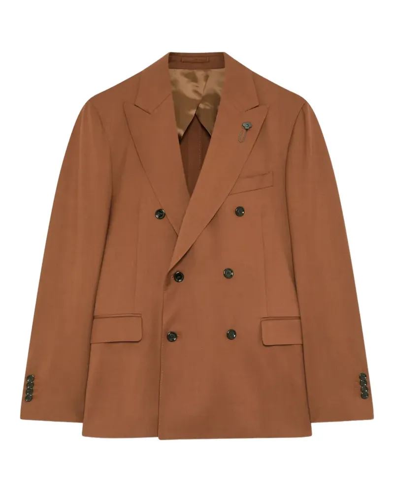 LARDINI Doppelreihiges Sakko - Braun Braun