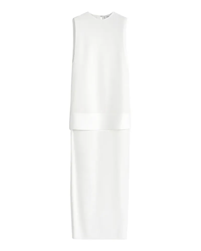 SPORTMAX layered maxi dress - Weiß Weiß