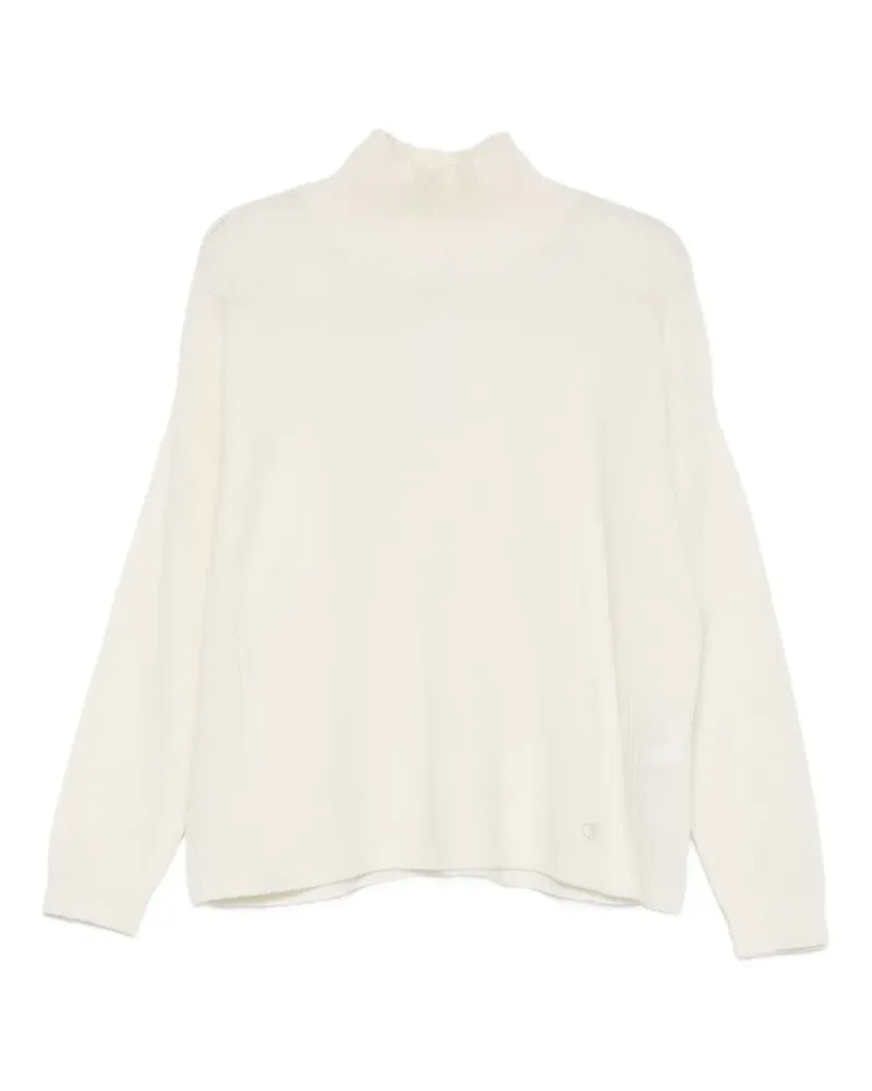 Liu Jo Pullover mit Stehkragen - Weiß Weiß