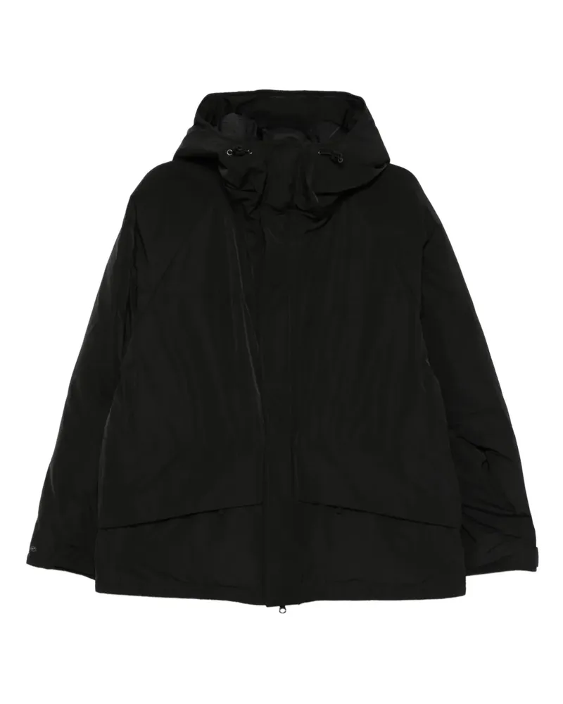 ASPESI Wattierte Pinguino Kapuzenjacke - Schwarz Schwarz