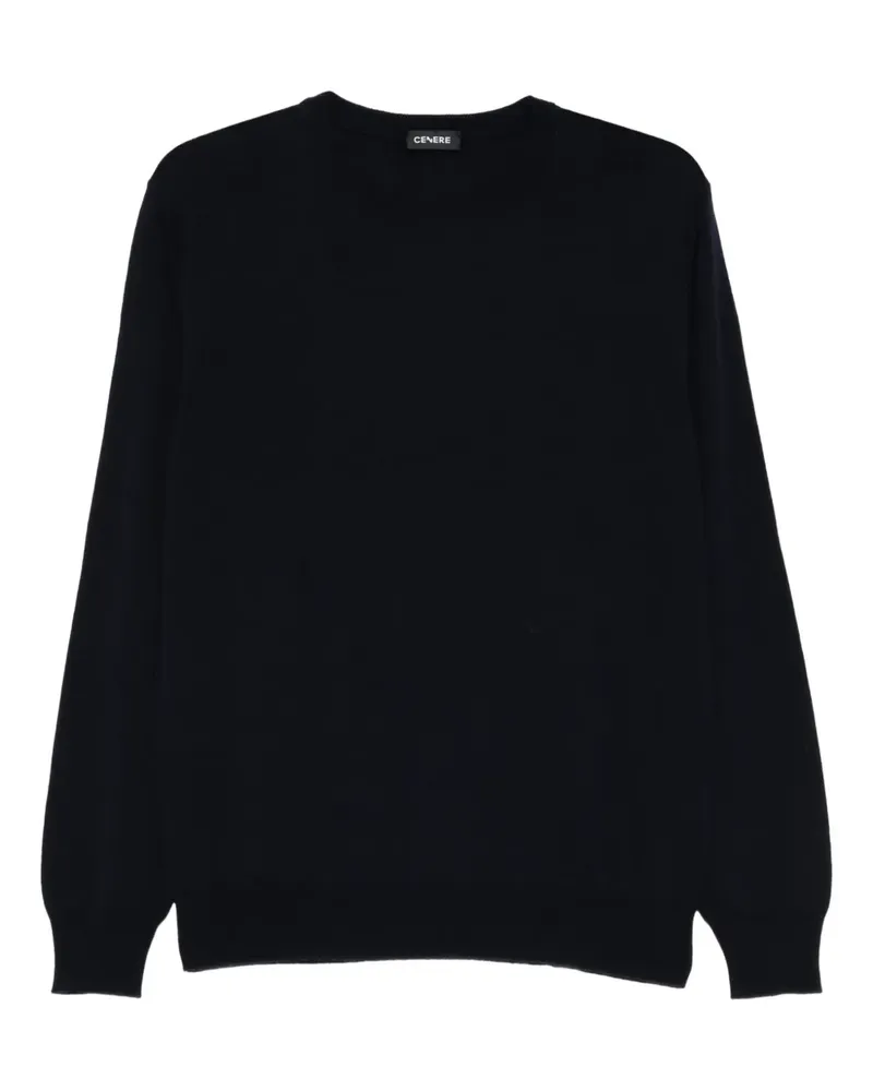 CENERE GB Pullover mit Rundhalsausschnitt - Blau Blau