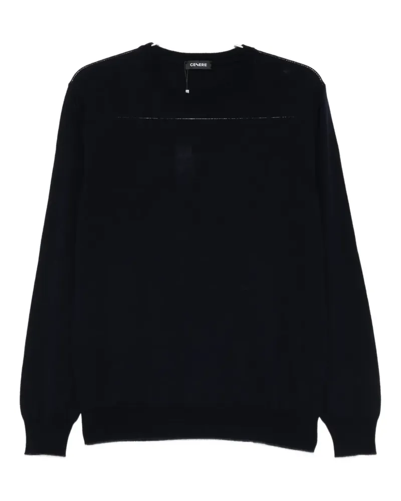 CENERE GB crew-neck sweater - Schwarz Schwarz