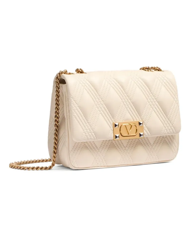 Valentino Garavani Mittelgroße Quiltie 67 Schultertasche - Nude Nude