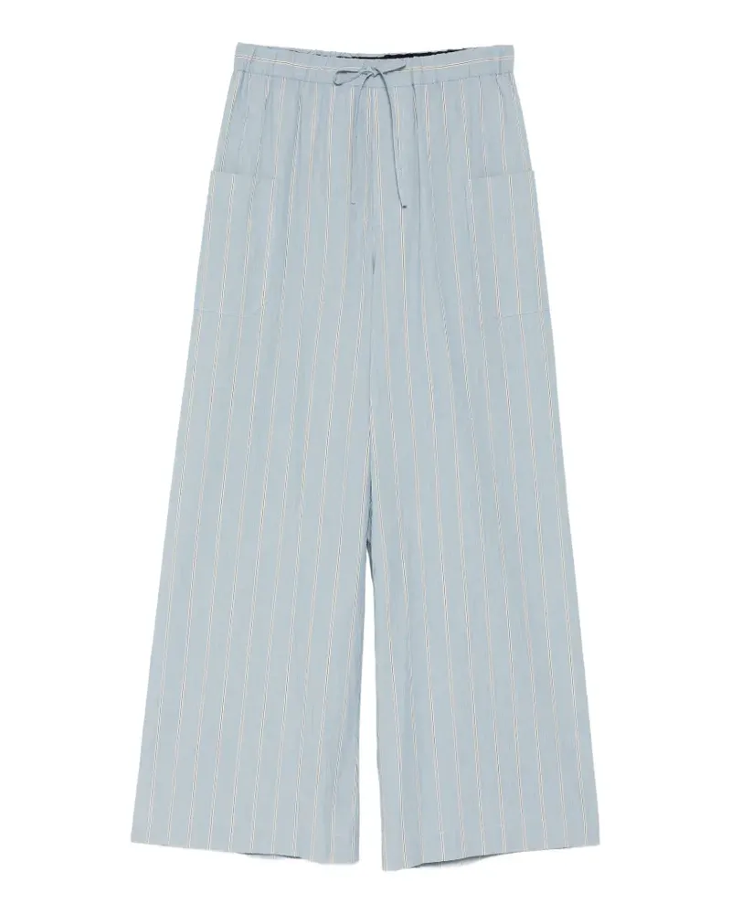 Marina Yee striped drawstring trousers - Blau Blau