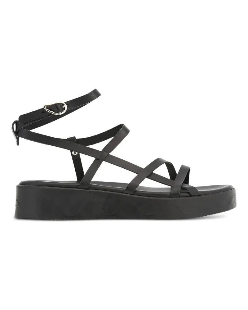 Ancient Greek Sandals Stiliani Plateau-Sandalen - Schwarz Schwarz