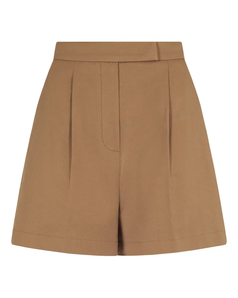 Max Mara Shorts mit Falten - Braun Braun