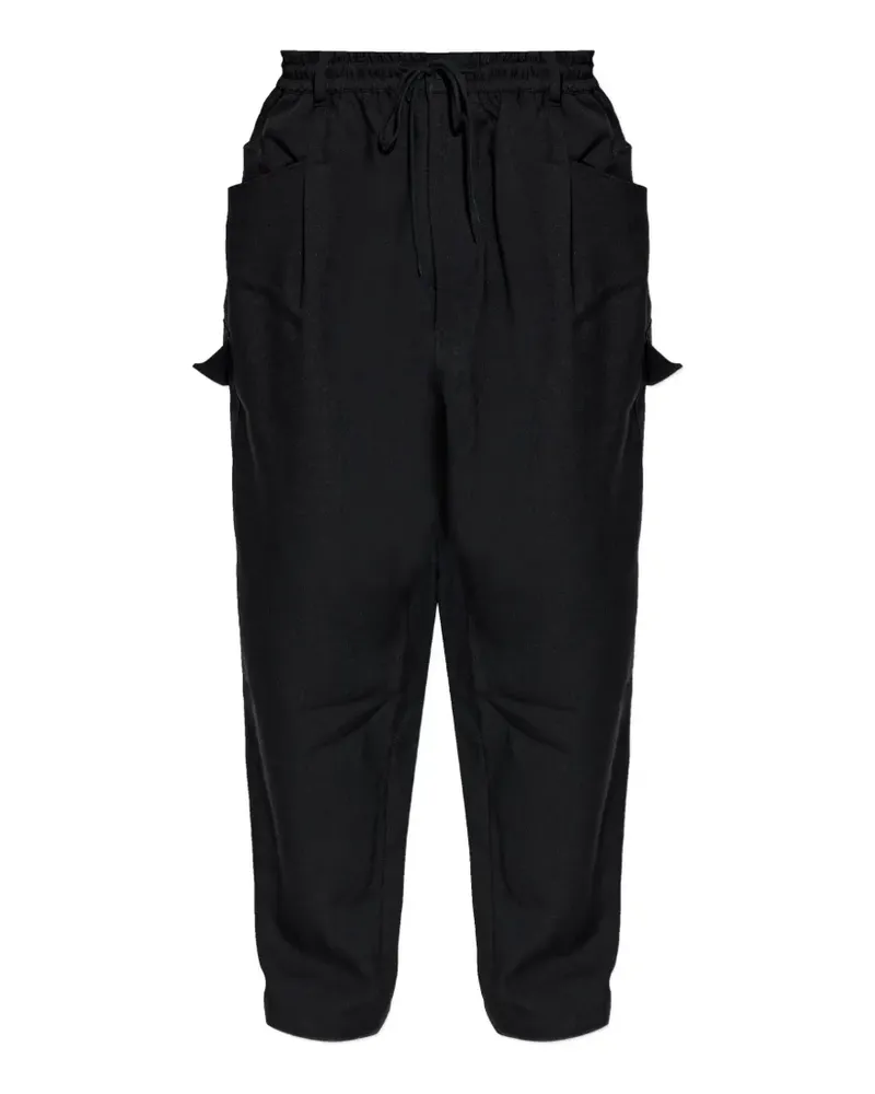 Y-3 cargo drawstring trousers - Schwarz Schwarz