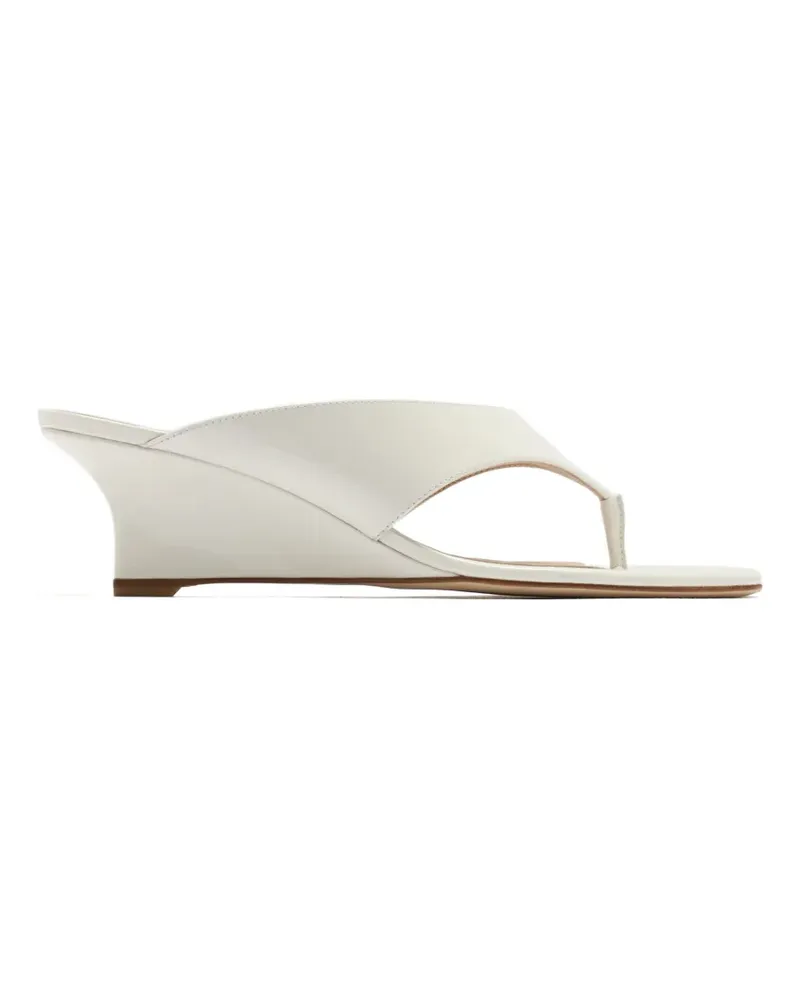Stuart Weitzman Vinnie wedge sandals - Weiß Weiß