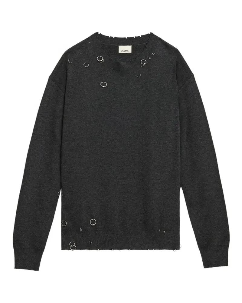 Isabel Marant Cassandre Pullover mit Ringverzierung - Grau Grau