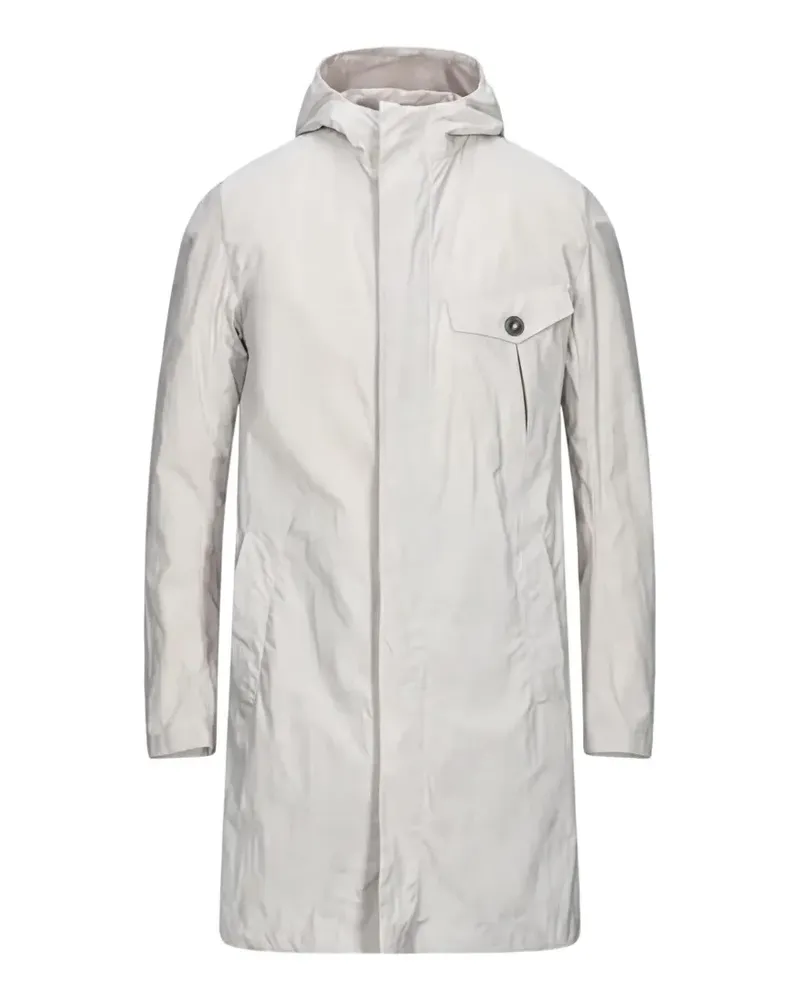 Herno hooded single-breasted coat - Nude Nude