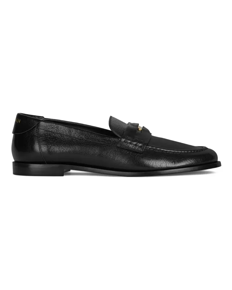 Balmain Klassische Loafer - Schwarz Schwarz