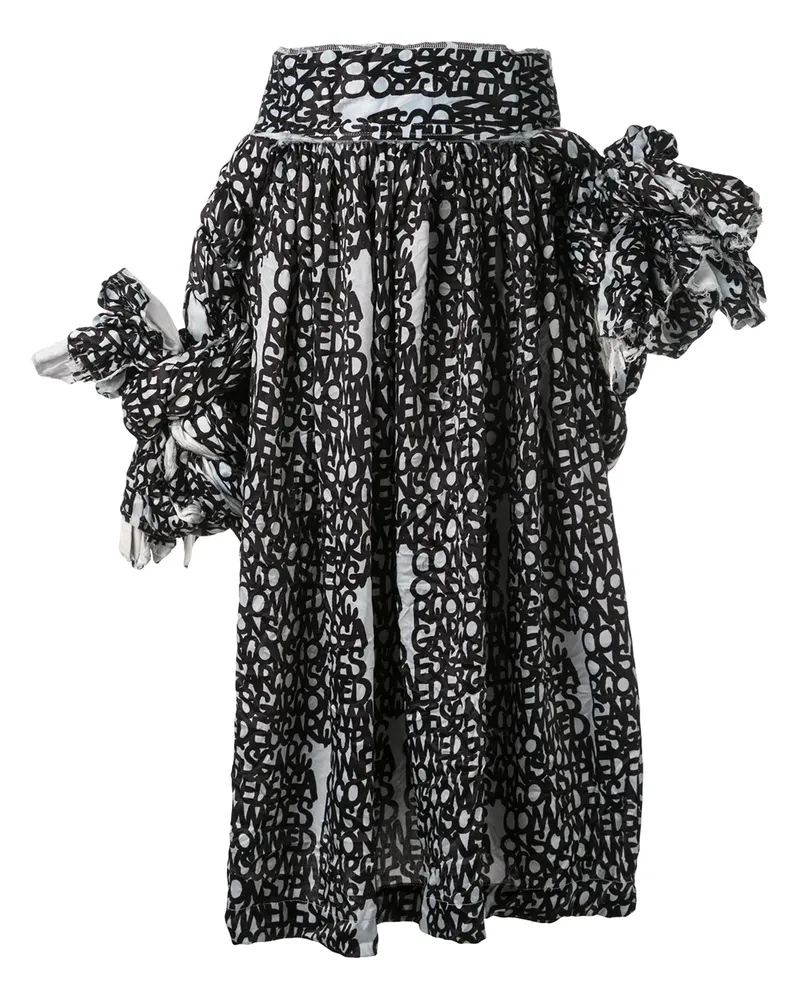Comme des Garçons Taillenrock mti Knoten - Schwarz Schwarz