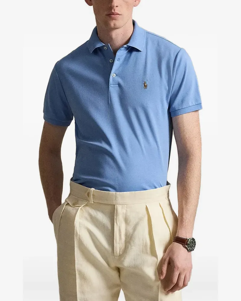Ralph Lauren Poloshirt mit Logo-Stickerei - Blau Blau