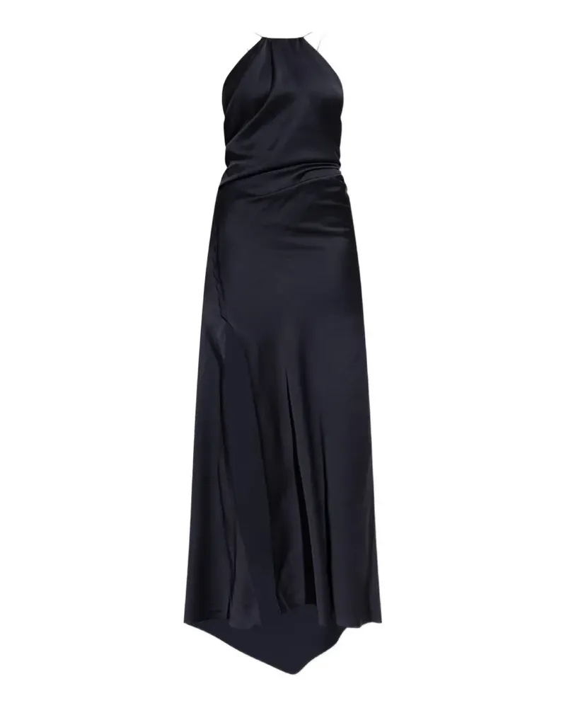 Victoria Beckham Neckholder-Abendkleid mit Kette - Blau Blau