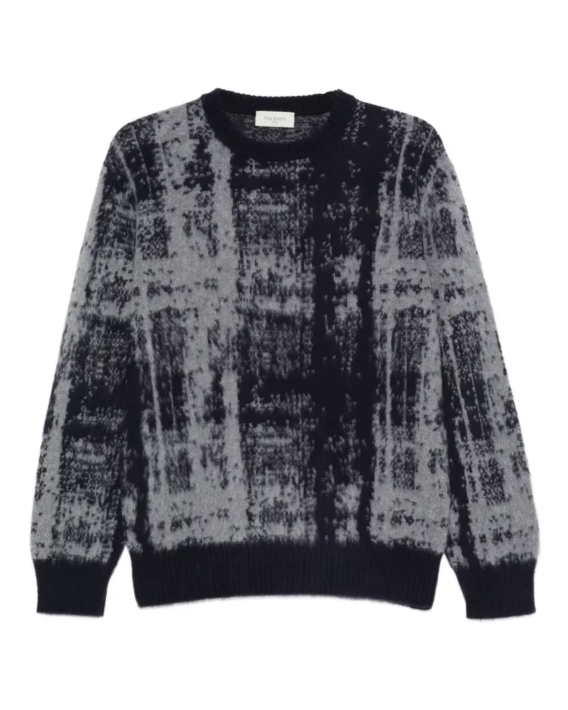 Piacenza Cashmere Pullover mit Rundhalsausschnitt - Blau Blau