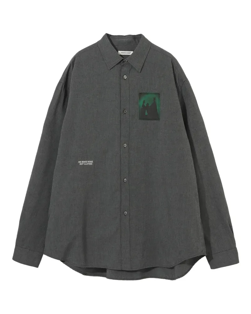 Undercover Hemd mit Patch-Detail - Grau Grau