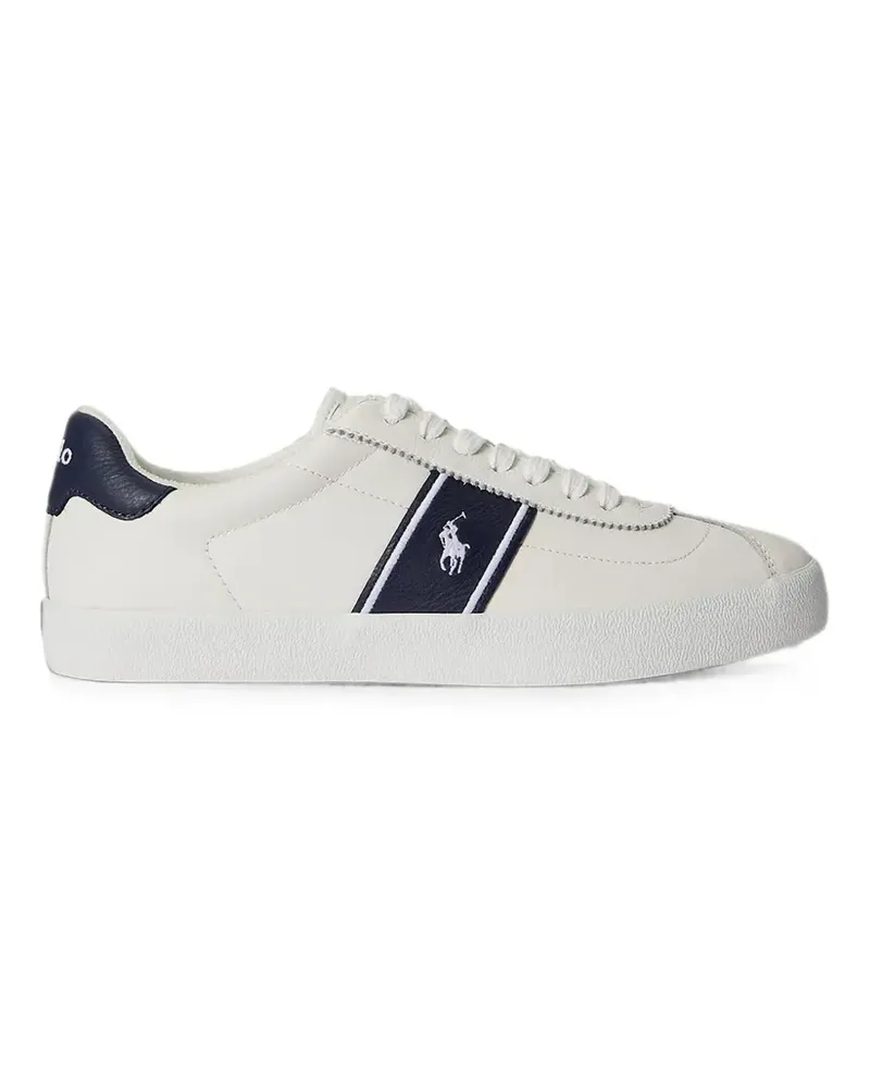 Ralph Lauren Polo Pony side-stripe sneakers - Nude Nude