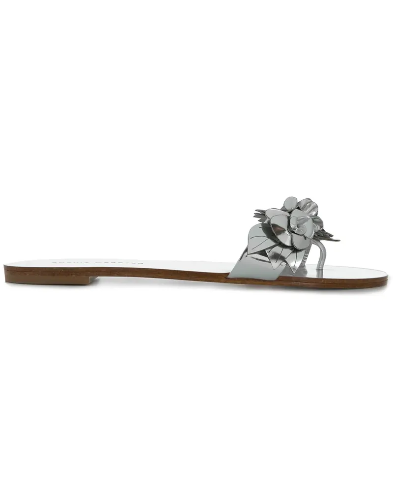Sophia Webster Lilico floral appliqué sandals - Metallic Metallic