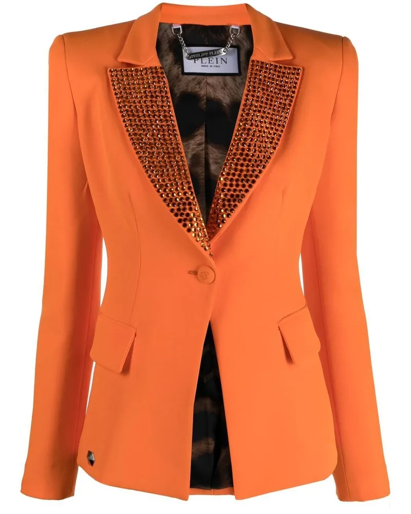 Philipp Plein Taillierter Blazer - Orange Orange