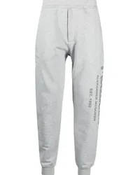 Alexander McQueen Jogginghose mit Logo-Print Grau