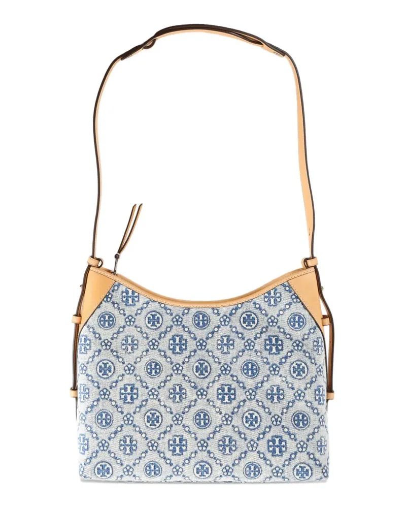 Tory Burch T Monogram shoulder bag - Blau Blau