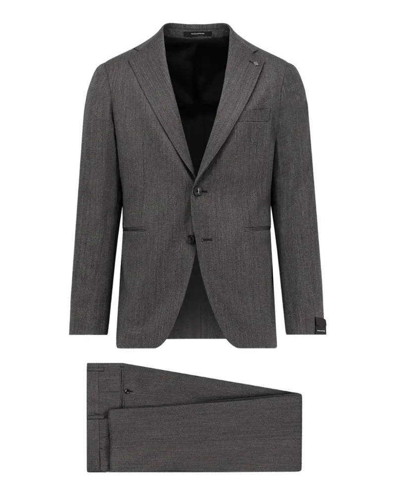 Tagliatore Anzug mit fallendem Revers - Grau Grau