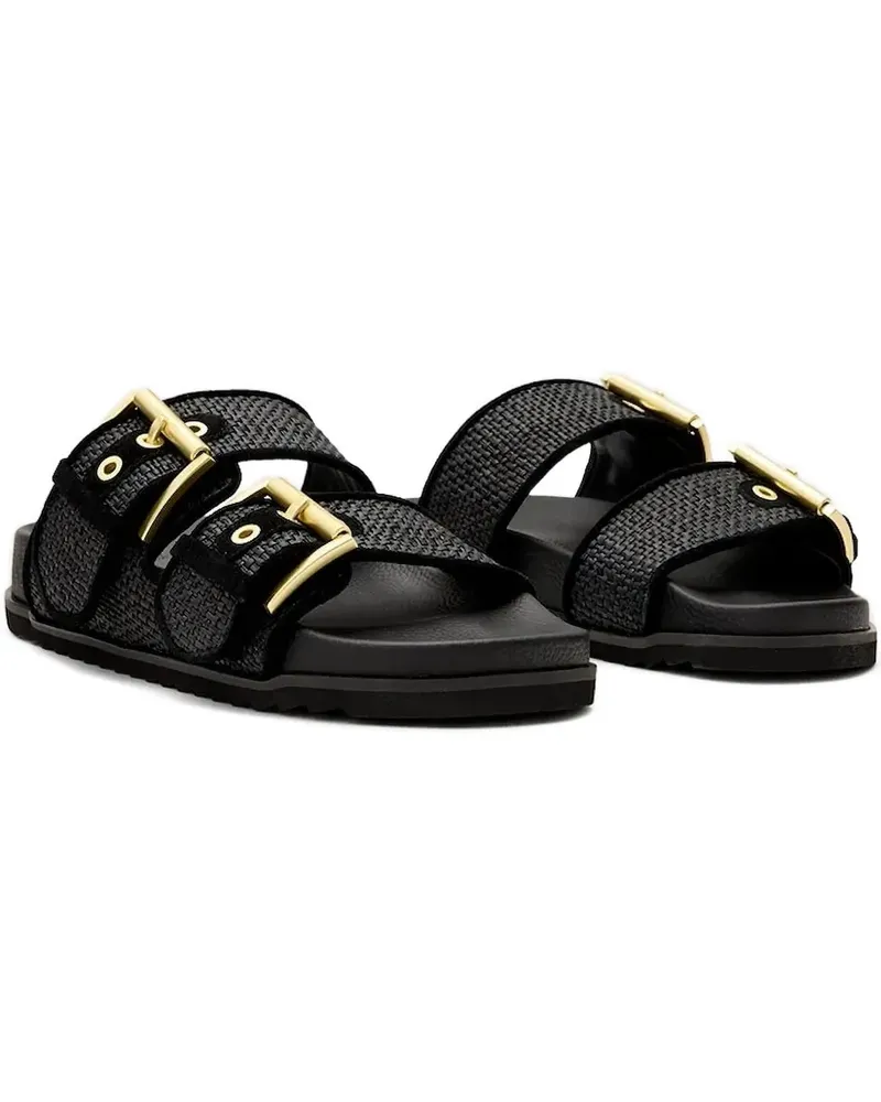 AllSaints Sian Sandalen mit Schnalle - Schwarz Schwarz