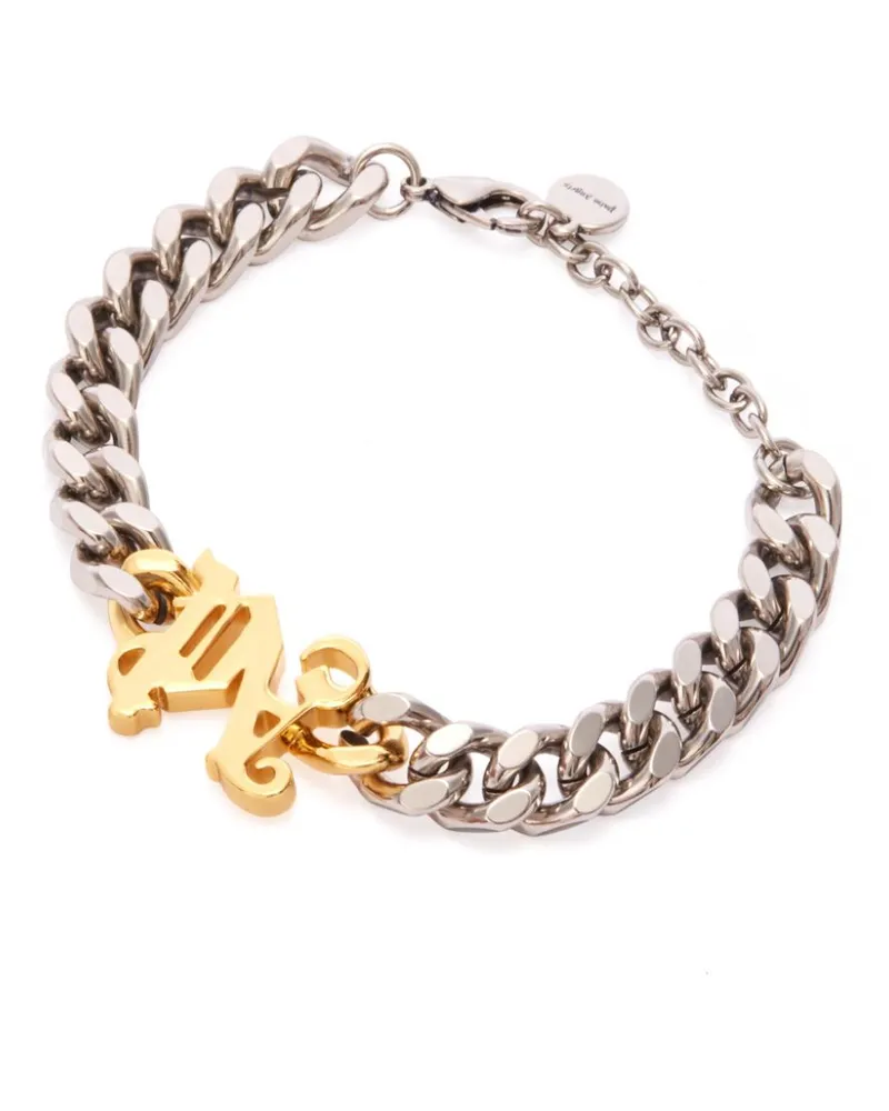 Palm Angels Kettenarmband mit PA-Monogramm - Silber Silber