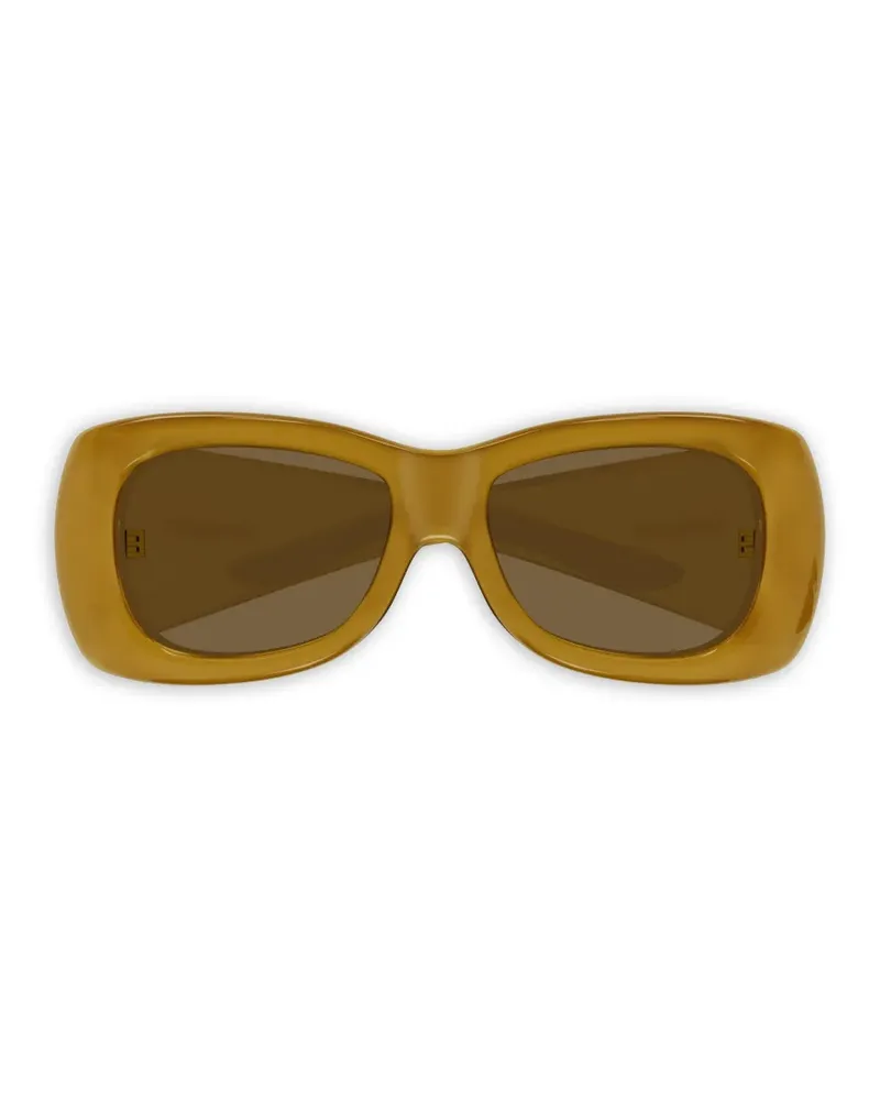 Saint Laurent SL 901 Howl Sonnenbrille mit eckigem Gestell - Gelb Gelb