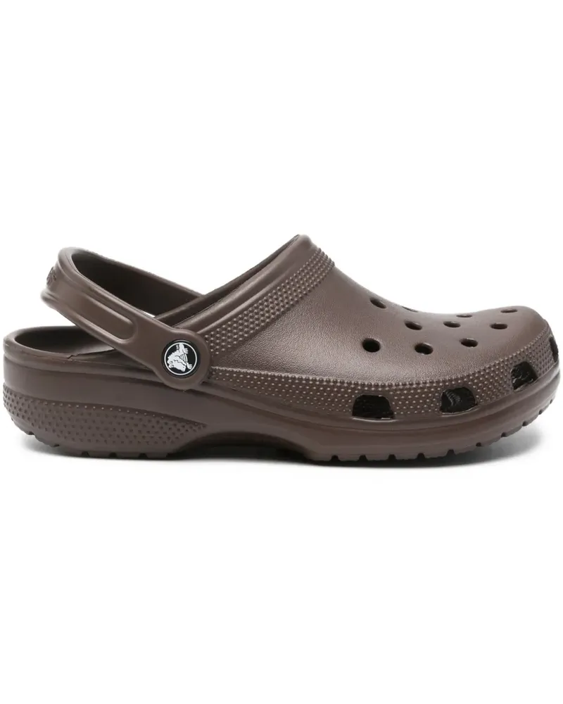 Crocs Clogs mit perforiertem Fersenriemen - Braun Braun