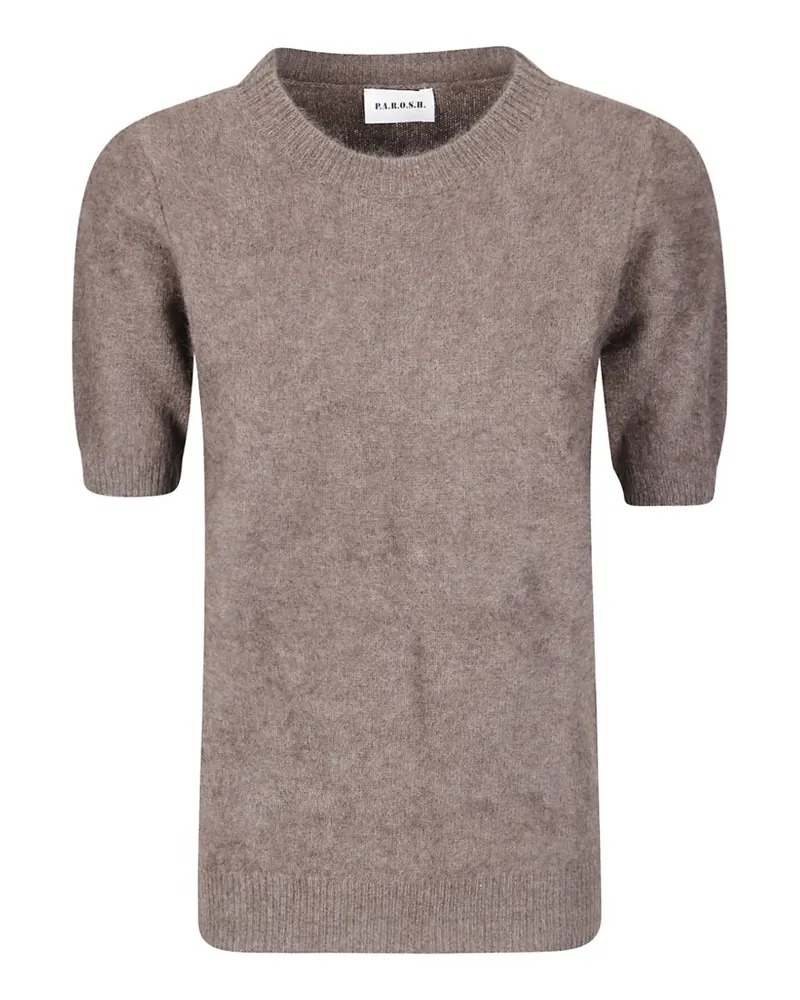 P.A.R.O.S.H. P.A.R.O H. Meliertes Sweatshirt - Braun Braun