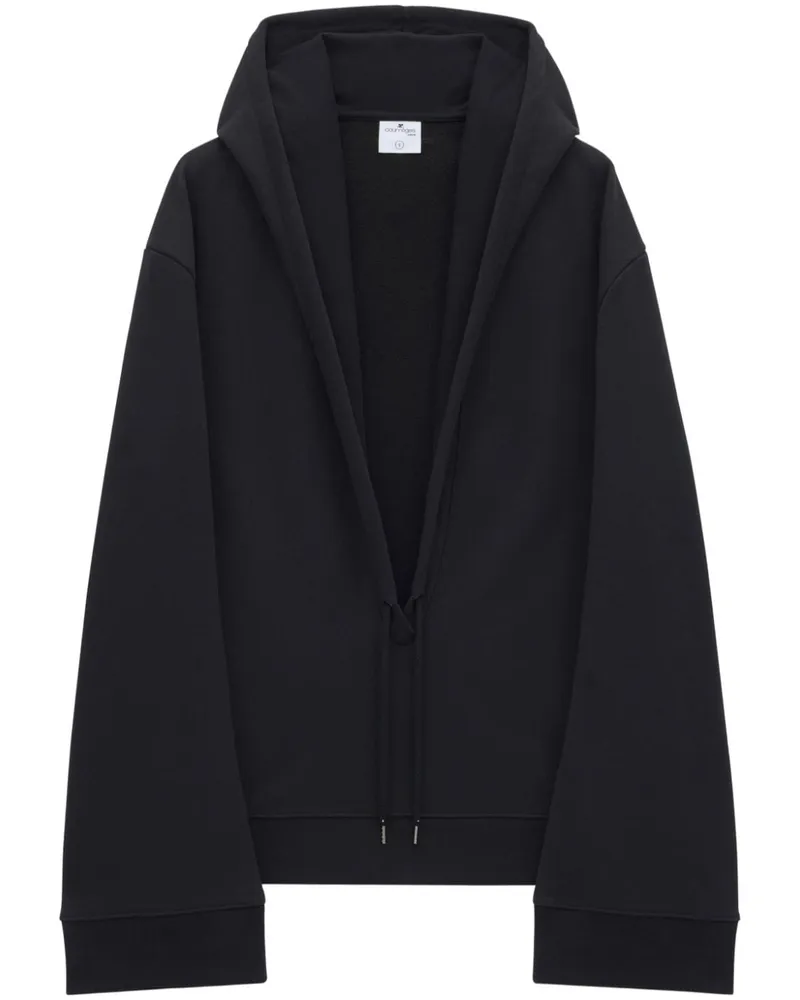 Courrèges Hyperbole Hoodie - Schwarz Schwarz