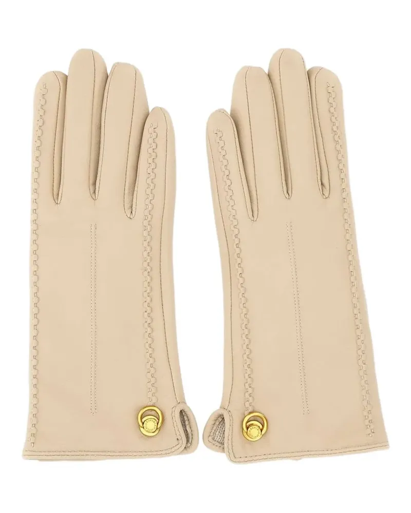 Gianni Chiarini Handschuhe aus Leder - Nude Nude