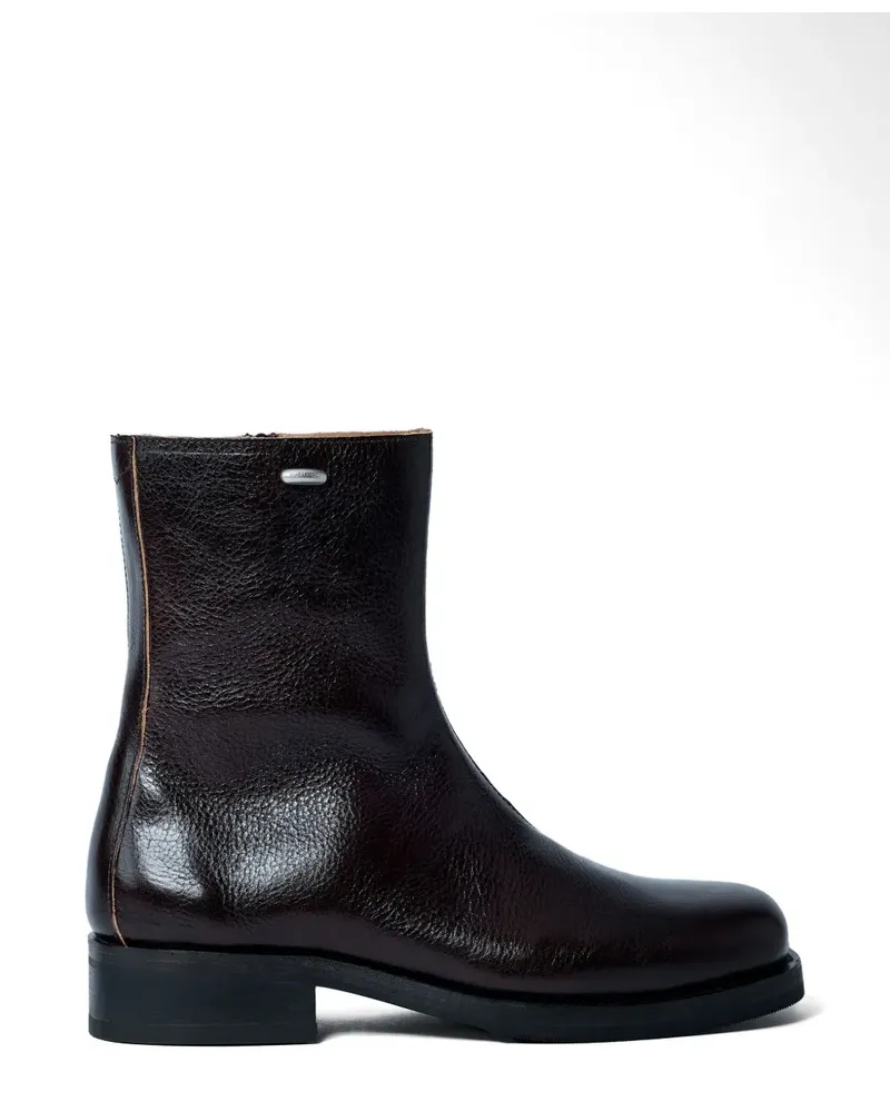 Our Legacy side-zip leather boots - Braun Braun