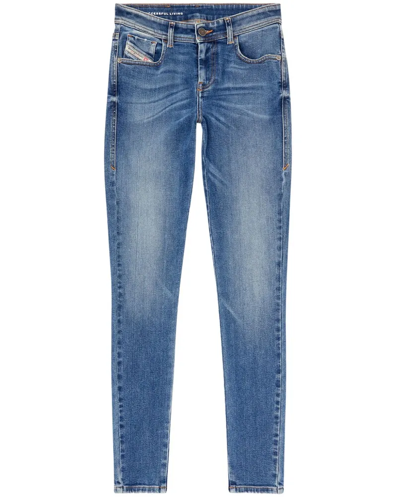 Diesel 2017 Slandy Skinny-Jeans - Blau Blau