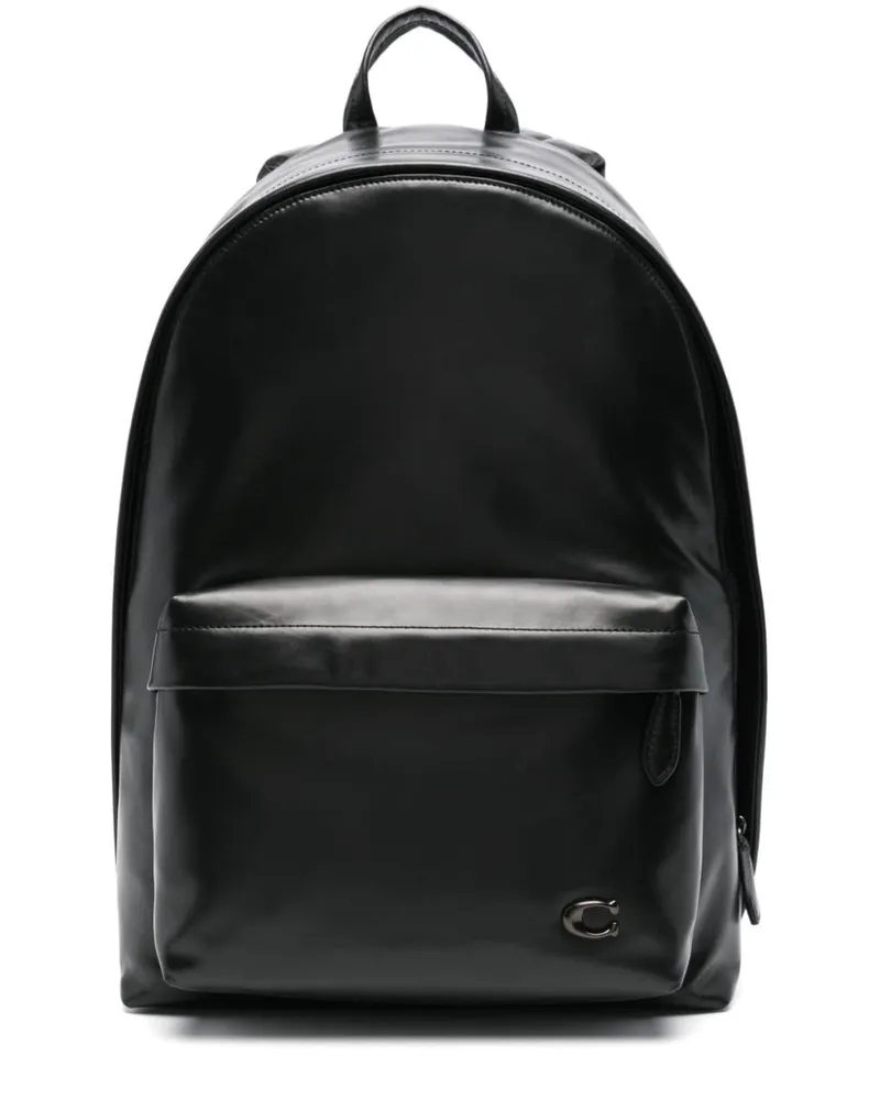 Coach Hall Rucksack aus Leder Schwarz