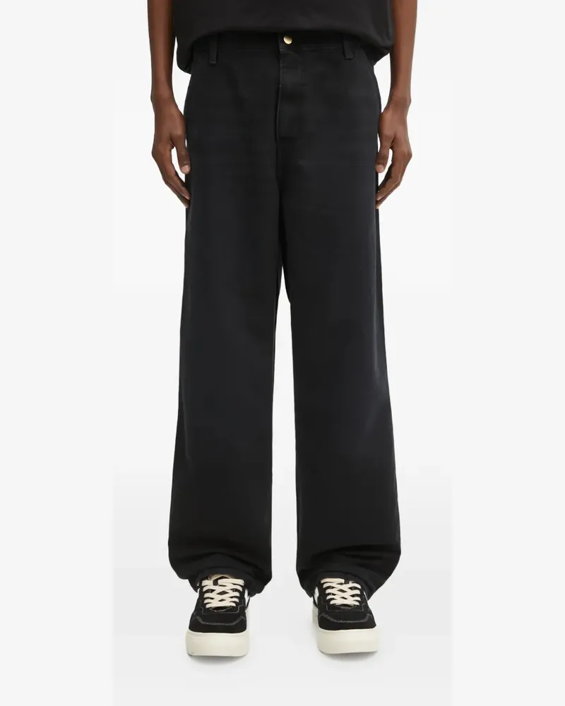 Carhartt WIP patch-pocket jeans - Schwarz Schwarz