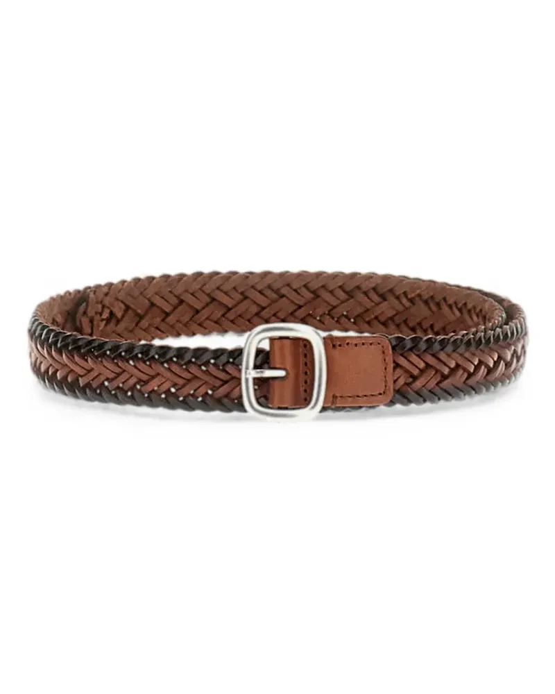 HEREU braided leather belt - Braun Braun